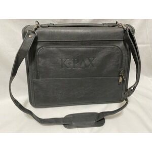K-PAX Movie Memorabilia Souvenir Folio Bag Black LEATHER Shoulder Strap #108